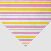 PINK YELLOW WHITE DIAGONAL STRIPES SEIDENPAPIER (Detail)