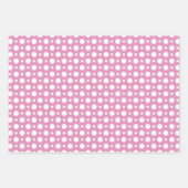 PINK YELLOW WHITE NIEDLICH BABY GIRL ITEMS GESCHENKPAPIER SET (Vorderseite 3)