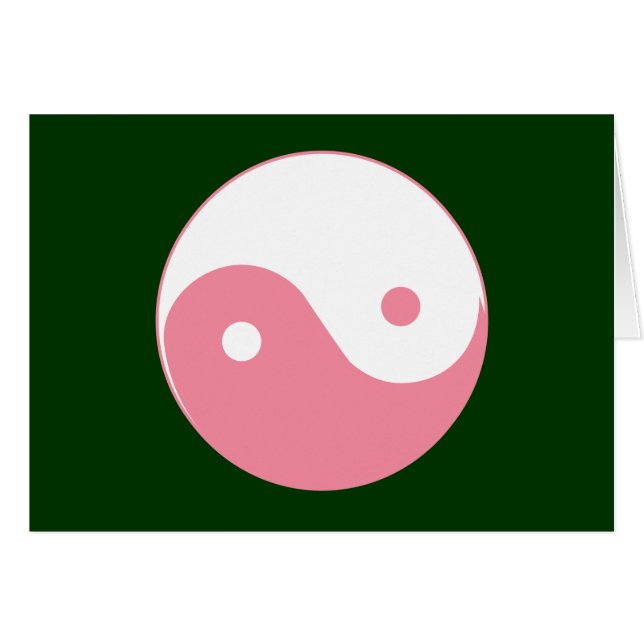 Pink Yin-Yang-Symbol (Vorderseite (Horizontal))