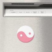 Pink Yin-Yang-Symbol Magnet (In Situ (Geschirrspüler))