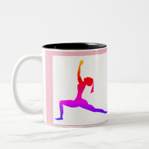 Pink Yoga remains the same as it is a proper noun, Zweifarbige Tasse