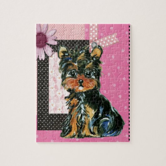 PINK YORKIE POOL PUZZLE (Vertikal)