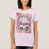 Pink You Are A Blessing T-Shirt (Vorderseite)