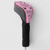 Pink You Are My Hole In One Golf Headcover (angewinkelt)
