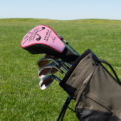 Pink You Are My Hole In One Golf Headcover (In SItu)