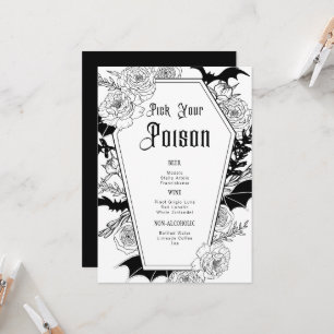 Pink Your Poison Dark Moody Gothic Wedding
