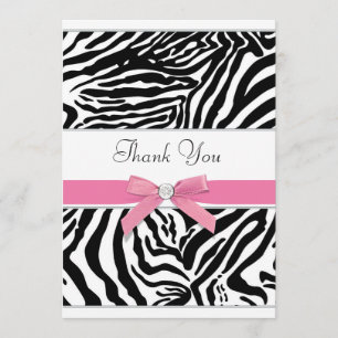 Pink Zebra Dankeschön Karte