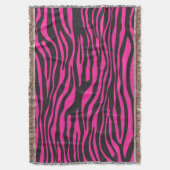 Pink Zebra Decke (Vorderseite Vertikal)