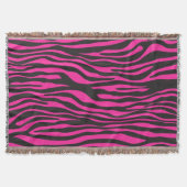 Pink Zebra Decke (Vorderseite)