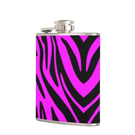 Pink Zebra Flachmann (Links)