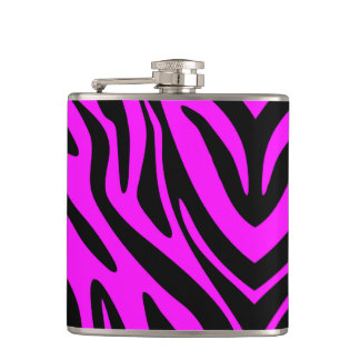 Pink Zebra Flachmann
