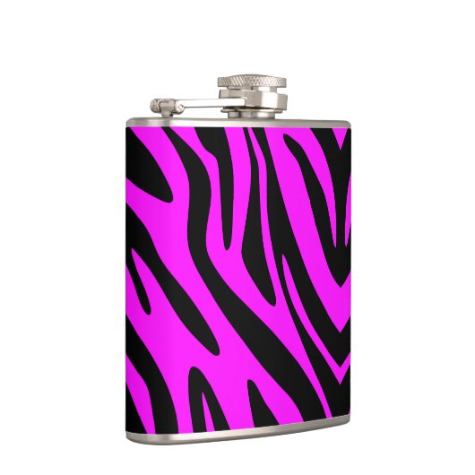 Pink Zebra Flachmann (Rechts)