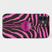 Pink Zebra iPhone5 Fall Case-Mate iPhone Hülle (Rückseite (Horizontal))