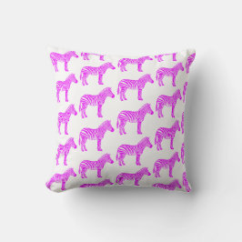 Pink Zebra Kissen