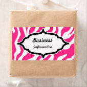 Pink-Zebra-Labels, individuell einstellbar (Insitu)