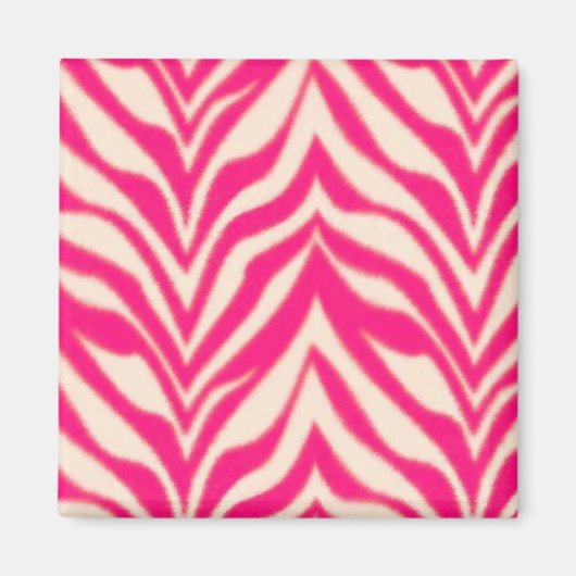 Pink Zebra Magnet (Vorne)