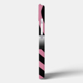 Pink Zebra Monogram iPad and Phone Case 2 (Rückseite / Links)