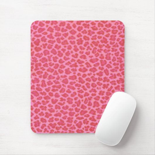 Pink Zebra Mouse Pad Mousepad (Mit Mouse)