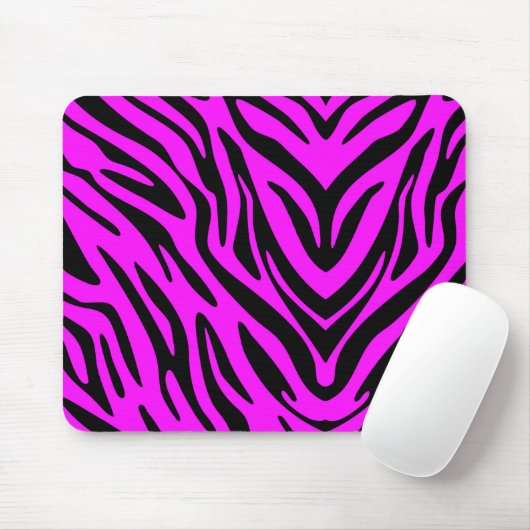 Pink Zebra Mousepad (Mit Mouse)
