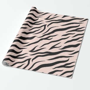 Pink Zebra Muster Geschenkpapier