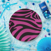Pink Zebra Pappteller (Party)