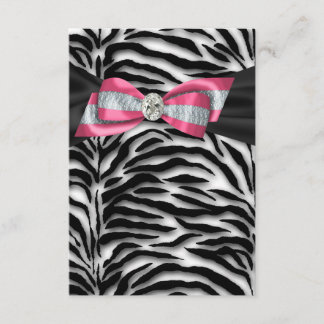 Pink Zebra Party Einladung UAWG