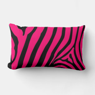 Pink Zebra Pillow Lendenkissen