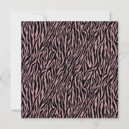 Pink Zebra Print 16 . Geburtstag Einladung