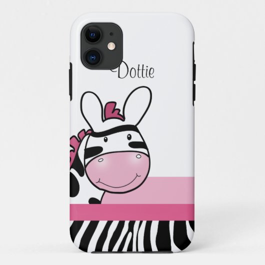 Pink Zebra Print iPhone 5 Casemate Fall Case-Mate iPhone Hülle (Rückseite)
