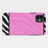 Pink Zebra Stripe Trendy iPhone 5 Fall Case-Mate iPhone Hülle (Rückseite (Horizontal))