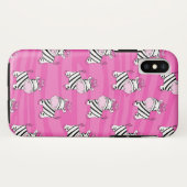 Pink Zebra Süße Tier Handy-Fall Case-Mate iPhone Hülle (Rückseite (Horizontal))
