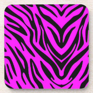 Pink Zebra Untersetzer