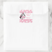 Pink Zebra Valentinstag Herz Liebhaber Sticker (Tasche)