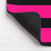 Pink Zebradruck Mousepad (Ecke)
