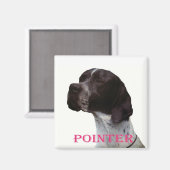 Pink-Zeigermagnet Magnet (Vorderseite/Rückseite)