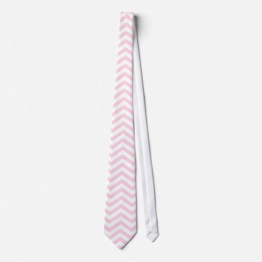 Pink Zickzack Girly Pattern Krawatte (Vorderseite)