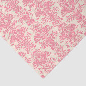 Pink-Zierdamastmuster Seidenpapier (Ausschnitt)
