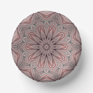 Pink-Zierpapier-Bowles Pappteller