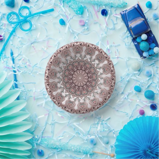 Pink-Zierpapier-Bowles Pappteller (Party)