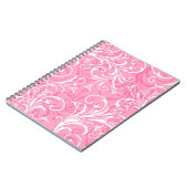 Pink-Zierschrift Notizblock (Linke Seite)