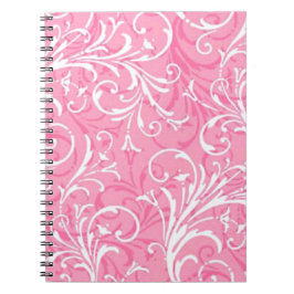 Pink-Zierschrift Notizblock