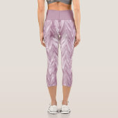Pink Zigzag Capri Leggings (Rückseite)