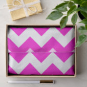 Pink Zigzag-Muster für Neon Pink Seidenpapier (Geschenk)