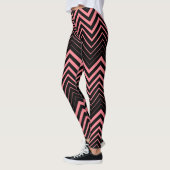 Pink Zigzag Zickzack Leggings (Links)