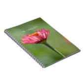 Pink Zinnia Flower (my photography) Notizblock (Rechte Seite)
