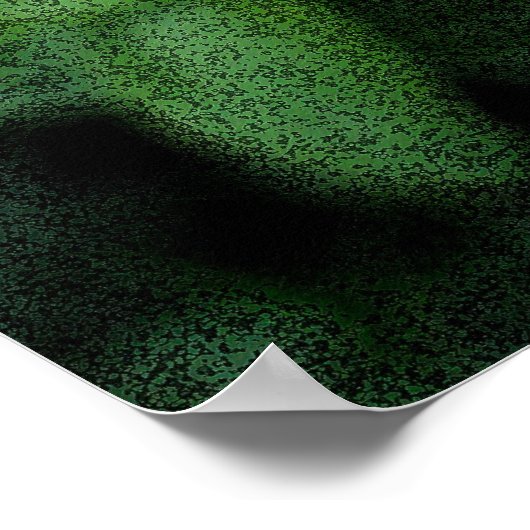 Pink Zinnia Poster (Ecke)