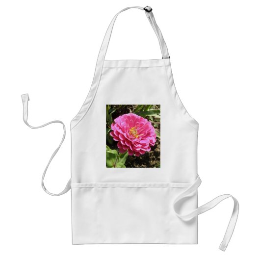 Pink-Zinnia-Schürze Schürze (Vorne)
