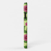 Pink Zinnias auf hellgrün Case-Mate iPhone Hülle (Hinten/Rechts)