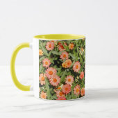 Pink Zinnias Tasse (Links)
