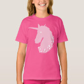 Pink Zombie Unicorn T - Shirt (Vorderseite)
